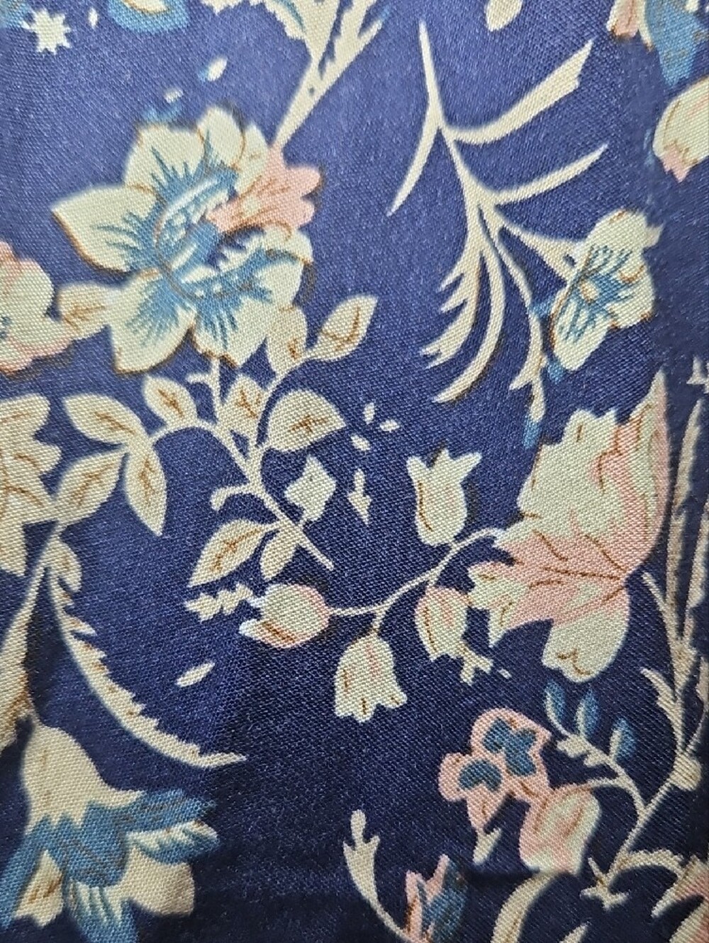 Natural Life Stella navy floral babydoll dress Medium Women's - Picture 4 of 10